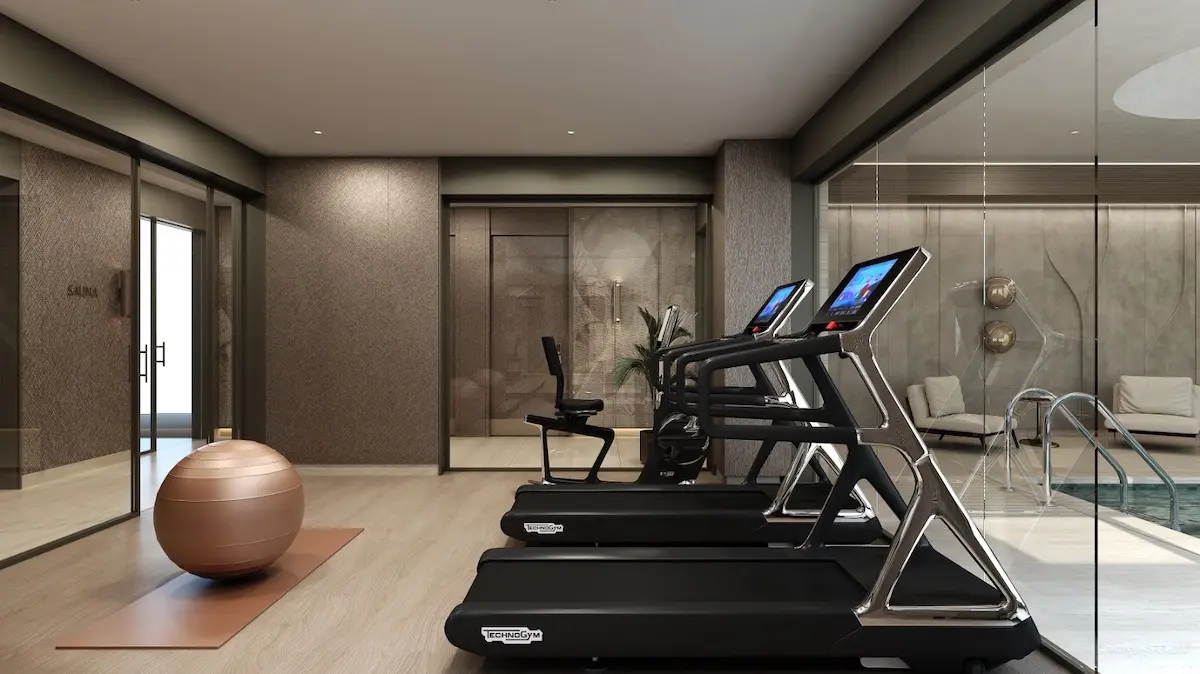 Gym area